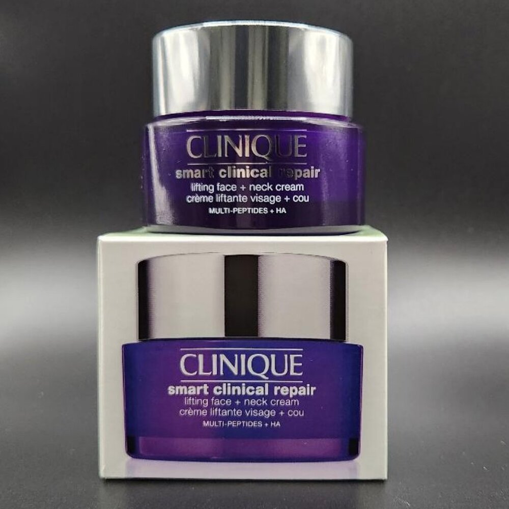 NIB Clinique Smart Clinical Repair Lifting Face + Neck Cream 1.7 oz Moisturizer